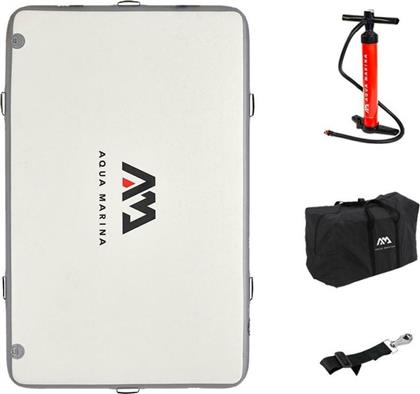 Aqua Marina Φουσκωτή Σανίδα Κολύμβησης με Μήκος 250cm Γκρι Island