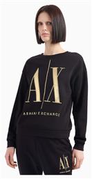 Armani Exchange Γυναικείο Φούτερ Μαύρο