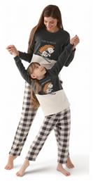 Arnetta Παιδική Πιτζάμα Χειμωνιάτικη Fleece Γκρι