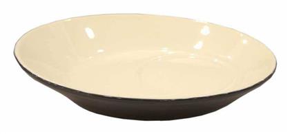 Art et Lumiere Πιατάκι Φλιτζανιού Πορσελάνης Γκρι