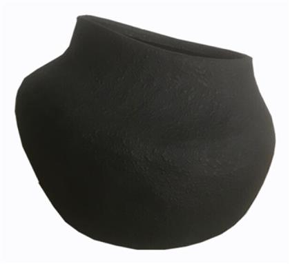 Art et Lumiere Βάζο Κεραμικό Μαύρο Φ22.5xΥ20.5cm