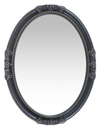 ArteLibre Καθρέπτης Τοίχου Οβάλ με Μαύρο Πλαστικό Πλαίσιο 84.4x65.1cm
