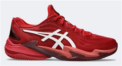 ASICS Court FF 3 Novak Ανδρικά Παπούτσια Τένις για Χωμάτινα Γήπεδα Κόκκινα από το E-tennis