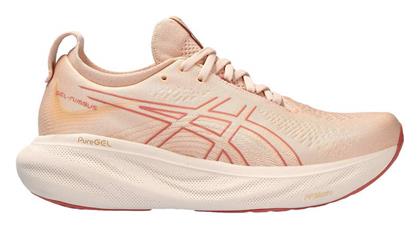 ASICS Gel-Nimbus 25 Γυναικεία Αθλητικά Παπούτσια Running Pale Apricot / Light Garnet