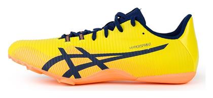 ASICS Hypersprint 8 Ανδρικά Αθλητικά Παπούτσια Spikes Κίτρινα