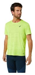 ASICS Ventilate Actibreeze Ανδρικό T-shirt Πράσινο Μονόχρωμο