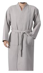 Astron Italy Μπουρνούζι με Γιακά Light Grey 300gr/m²