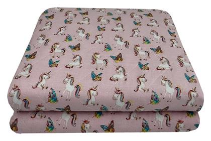 Astron Italy Παιδικό Κουβερλί Μονό Ροζ 160x250εκ.