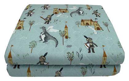 Astron Italy Παιδικό Κουβερλί Μονό Τιρκουάζ 160x250εκ.