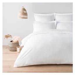 Astron Italy Σεντόνι Ξενοδοχείου Λευκό Υπέρδιπλο 220x250εκ. Βαμβάκι & Πολυεστέρας