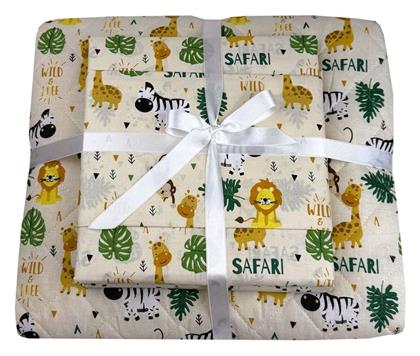 Astron Italy Σετ Παιδικό Κουβερλί Μονό με Μαξιλαροθήκη Μπεζ 160x240εκ.