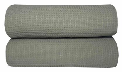 Astron Italy Waffle Κουβέρτα Πικέ Υπέρδιπλη 230x245εκ. Καφέ