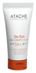 Atache Be Sun Αντηλιακό Gel Προσώπου SPF50 με Χρώμα 50ml από το Pharm24