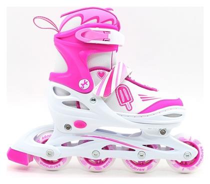 Αθλοπαιδιά Inline Αυξομειούμενα Rollers Ροζ Παιδικά