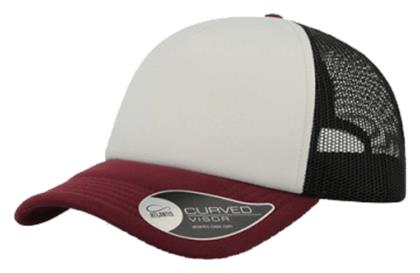 Atlantis Rapper 847 Jockey με Δίχτυ Black/White/Burgundy από το Blooza