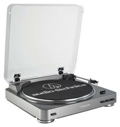 Audio Technica AT-LP60XUSB Πικάπ με Προενίσχυση Ασημί