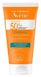 Avene Cleanance Triasorb Αντηλιακή Κρέμα Προσώπου SPF50 50ml