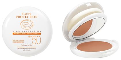 Avene Haute Protection Compact Αδιάβροχη Αντηλιακή Πούδρα Προσώπου SPF50 με Χρώμα Teinte Sable 10gr από το Pharm24