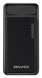 Awei P6K 20000mAh Μαύρο