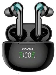 Awei T15P In-ear Bluetooth Handsfree Ακουστικά με Θήκη Φόρτισης Μαύρα από το Filinda