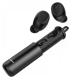 Awei T55 In-ear Bluetooth Handsfree Ακουστικά με Θήκη Φόρτισης Μαύρα από το Filinda