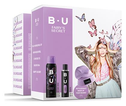 B.U. Fairy's Secret Eau de Toilette 50ml, Deodorant Spray 150ml & Gift Beanie