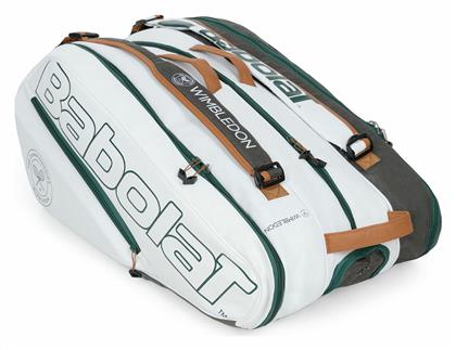 Babolat Rh12 Pure Wimbledon Τσάντα Ώμου / Χειρός Τένις 12 Ρακετών Λευκή από το E-tennis