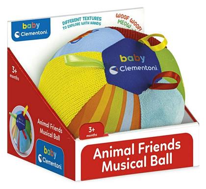 Baby Clementoni Animal Friends Music Ball για 3+ Μηνών