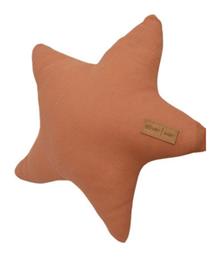 Baby Oliver Διακοσμητικό Μαξιλάρι Κούνιας Αστέρι Πορτοκαλί 37x37cm