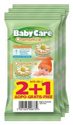 BabyCare Chamomile Μωρομάντηλα με Χαμομήλι 3x12τμχ