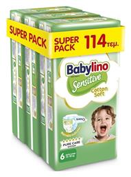 Babylino Sensitive Cotton Soft No. 6 για 13-18kg 114τμχ