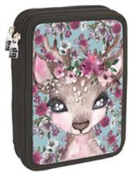 Back Me Up Deer Κασετίνα Γεμάτη Πολύχρωμη