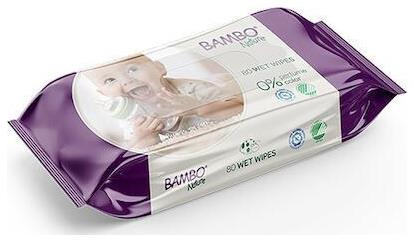 Bambo Nature Μωρομάντηλα 80τμχ