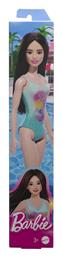 Barbie Beach & Swimsuit Κούκλα Black Hair, Wearing Tropical Blue από το Filinda