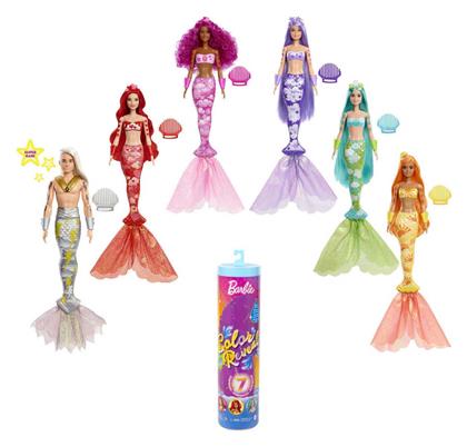 Barbie Κούκλα Color Reveal Mermaid για 3+ Ετών από το Moustakas Toys