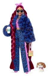 Barbie Κούκλα Extra Blue Leopard Track Suit για 3+ Ετών