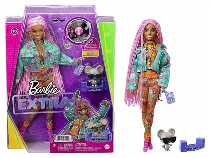 Barbie Κούκλα Extra Pink Braids για 3+ Ετών από το Plus4u