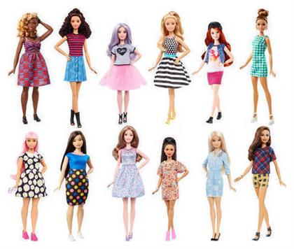 Barbie Κούκλα Fashionistas για 3+ Ετών 30εκ. (Διάφορα Σχέδια) 1τμχ από το e-shop