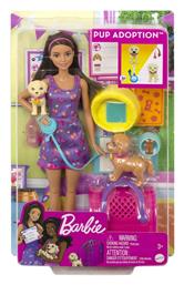 Barbie Κούκλα Pup Adoption για 3+ Ετών από το e-shop