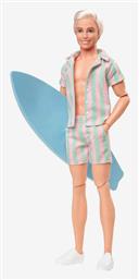 Barbie Συλλεκτική Κούκλα Ken The Movie Wearing Pastel Striped Beach Matching Set για 3+ Ετών από το BlablaToys