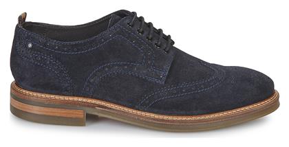 Base London Bryce Δερμάτινα Ανδρικά Oxfords Navy Blue