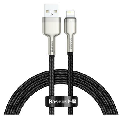 Baseus Braided USB to Lightning Cable Μαύρο 1m (CALJK-A01) από το e-shop