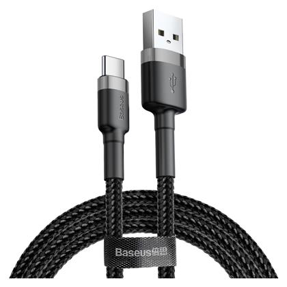 Baseus Cafule Braided USB 2.0 Cable USB-C male - USB-A male Μαύρο 0.5m (CATKLF-AG1) από το e-shop