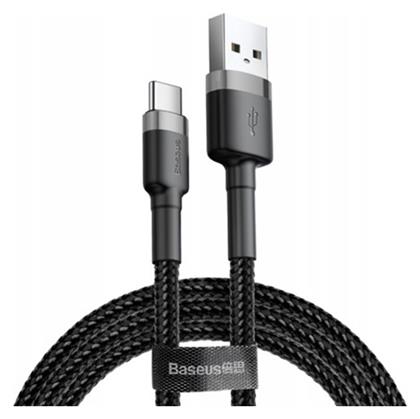 Baseus Cafule Braided USB 2.0 Cable USB-C male - USB-A male Μαύρο 1m (CATKLF-BG1) από το e-shop