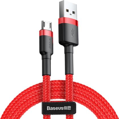 Baseus Cafule Braided USB 2.0 to micro USB Cable Κόκκινο 1m (CAMKLF-E09 )