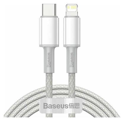 Baseus High Density Braided USB-C to Lightning Cable 20W Λευκό 2m (CATLGD-A02) από το e-shop