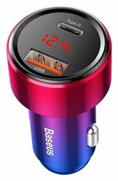Baseus Magic Car Charger QC 4.0 PD Φορτιστής Αυτοκινήτου με Θύρες 1xUSB-A 1xType-C