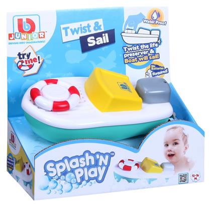 Bburago Junior Splash 'N Play Twist & Sail Βαρκούλα Μπάνιου για 12+ Μηνών από το Plus4u