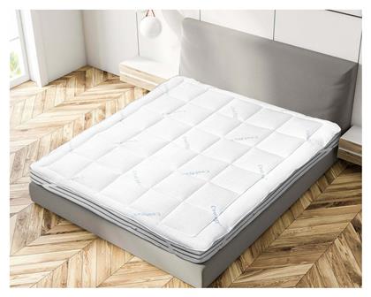 Beauty Home Ανώστρωμα Cool Max Διπλό Foam με Λάστιχα Εφαρμογής 140x200x3.5εκ. από το MyCasa