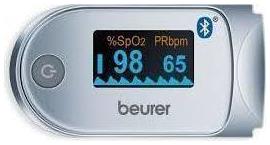 Beurer Παλμικό Οξύμετρο Δακτύλου με Bluetooth Λευκό